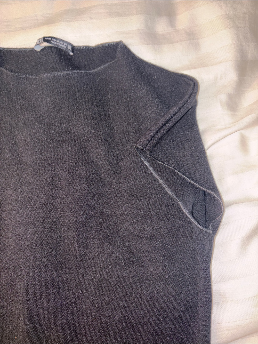 Zara Classic Black Women's Knit Dress - Picture 3 of 4